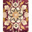 Tapis unique mauve / beige / noir noué à la main 10 pi x 14 pi 3 po Vivika Mogul