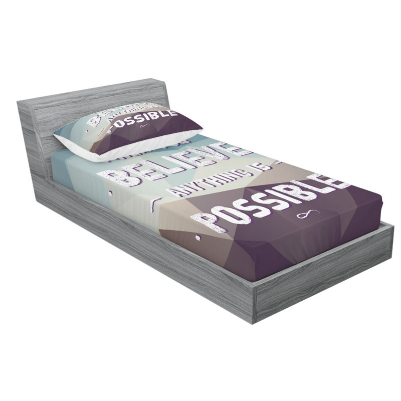 Microfiber Sheet Set, Twin XL Sheet Set with Fitted Sheet