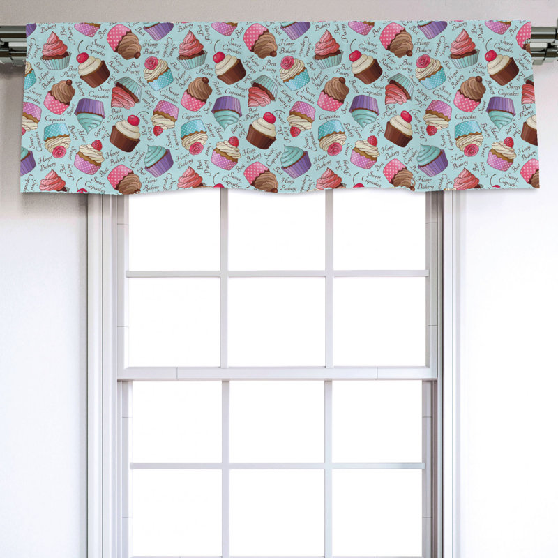 Sateen Ruffled Window Valance