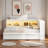 Multiple Daybed With Storage Shelves, Usb, Led, And 2 Drawers-1297164096