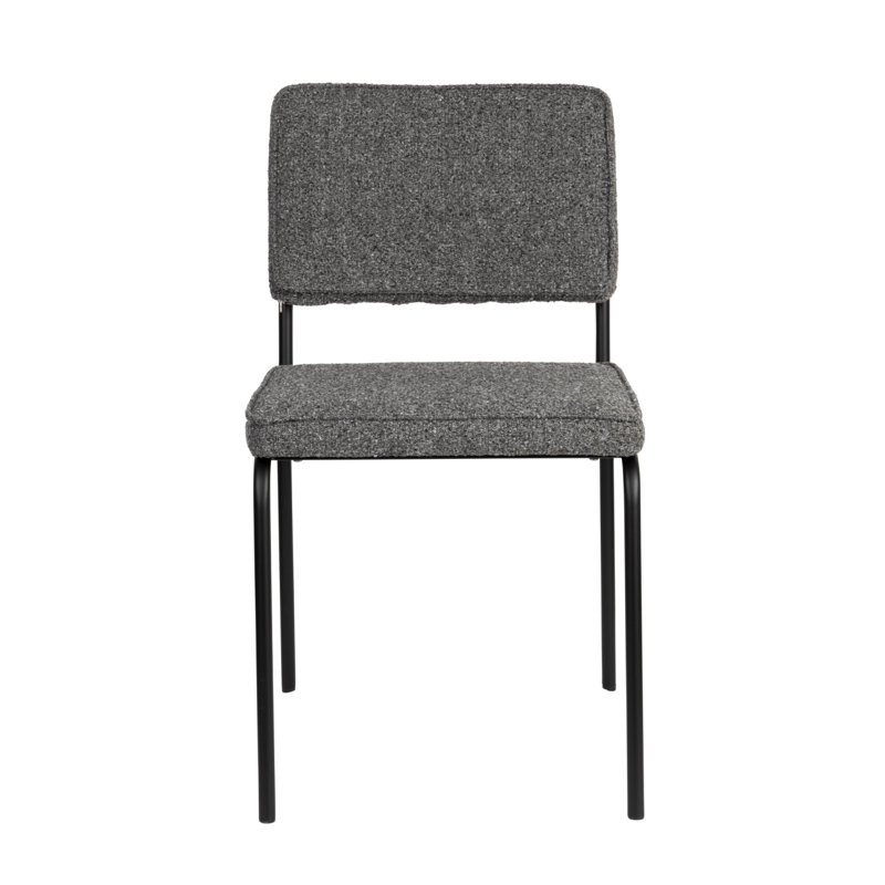 Buddy Upholstered Dining Chair, Black