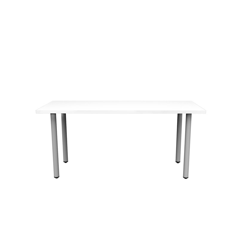 Table multi-usages avec pattes et pattes Jurni, H 29,50 po x L 60 po, Blanc