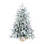Arbre de Noël de table enneigé 3 pi avec 14 pommes de pin et 14 Berrie rouges