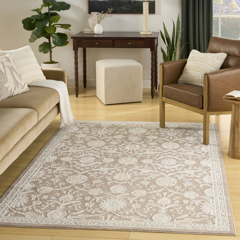 Classic Mocha Area Rug, Rectangle 239 x 300 cm