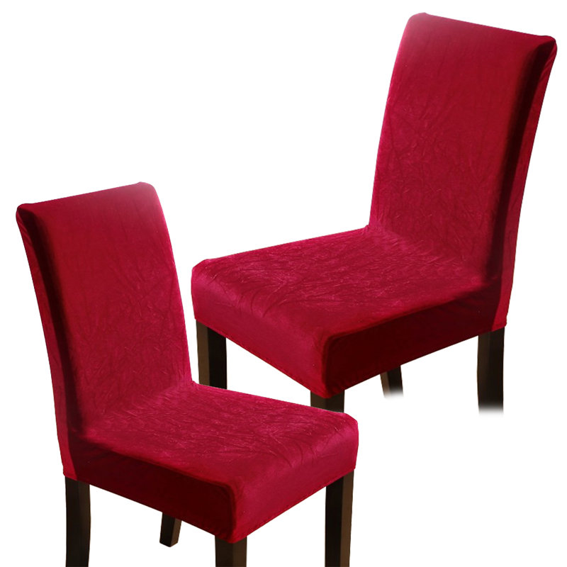 Ensemble de 2 housses de chaise Parson, Rouge