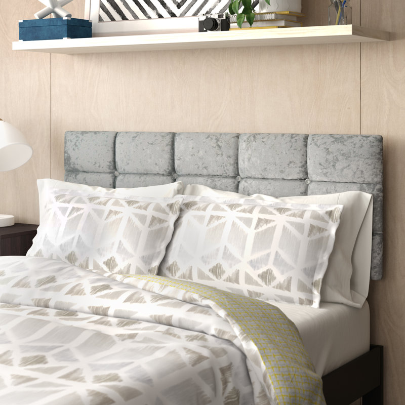 Clara Upholstered Headboard, Kingsize (5'), Black