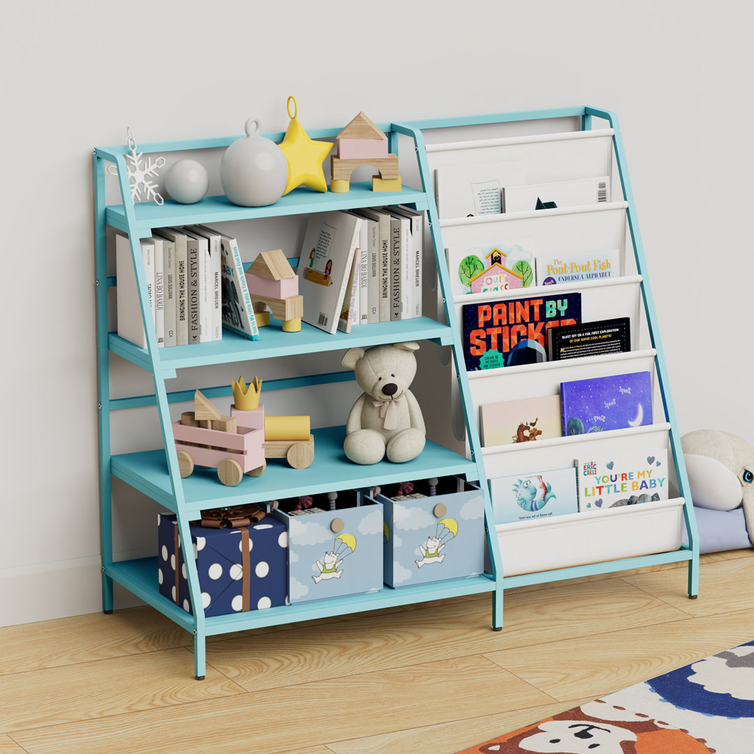 80cm H x 90cm W Metal Bookcase