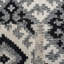 Tapis en laine / coton tissé à la main Kilim en noir / ivoire tissé à la main Kilim-585026658