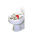 Décalcomanie de siège de toilette Birds Winter Cardinal - couvercles de toilette en vinyle-14732001