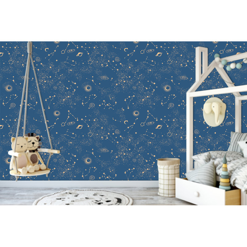 Rouleau de papier peint adhésif et adhésif 10 pi x l 24 po night galaxy Babcock