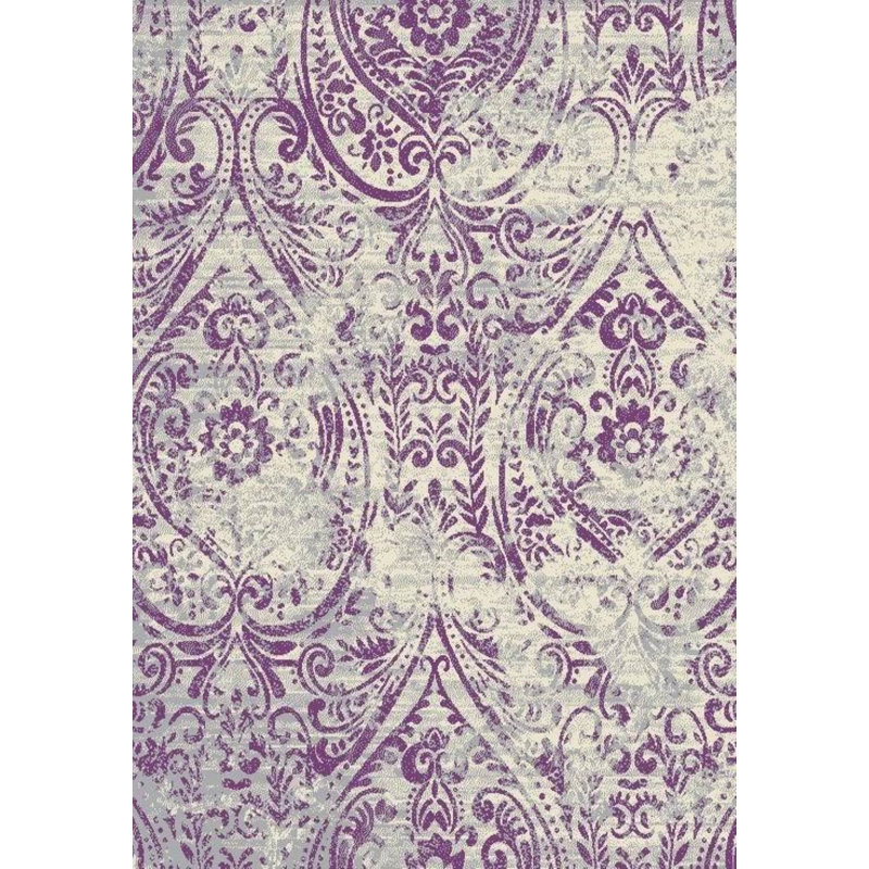 Tapis touffeté beige / bourgogne, Rectangle 2 pi x 3 pi