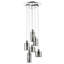 Luminaire suspendu cylindrique 6 lumières Song