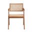 Fauteuils en rotin de style Mid-Century