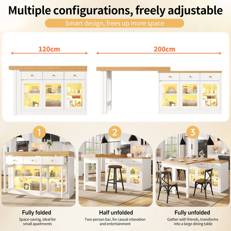 40 cm W Kitchen Island with