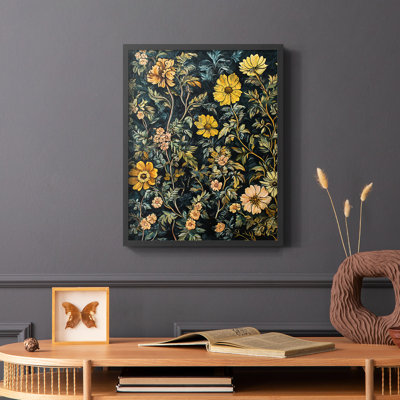 WM MORRIS Series V  -Premium Framed Print -Ready to Hang - No Nails Required