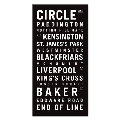 Tram Scrolls - Print on Canvas