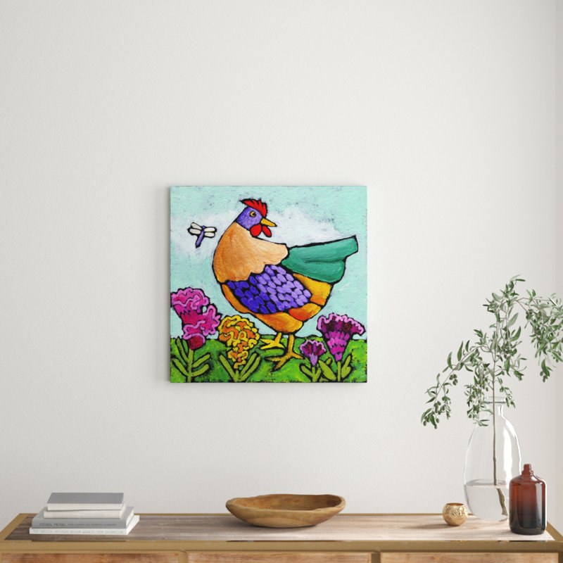 Janet Nelson - Wrapped Canvas Painting, 61cm H x 61cm W x 3.81cm D