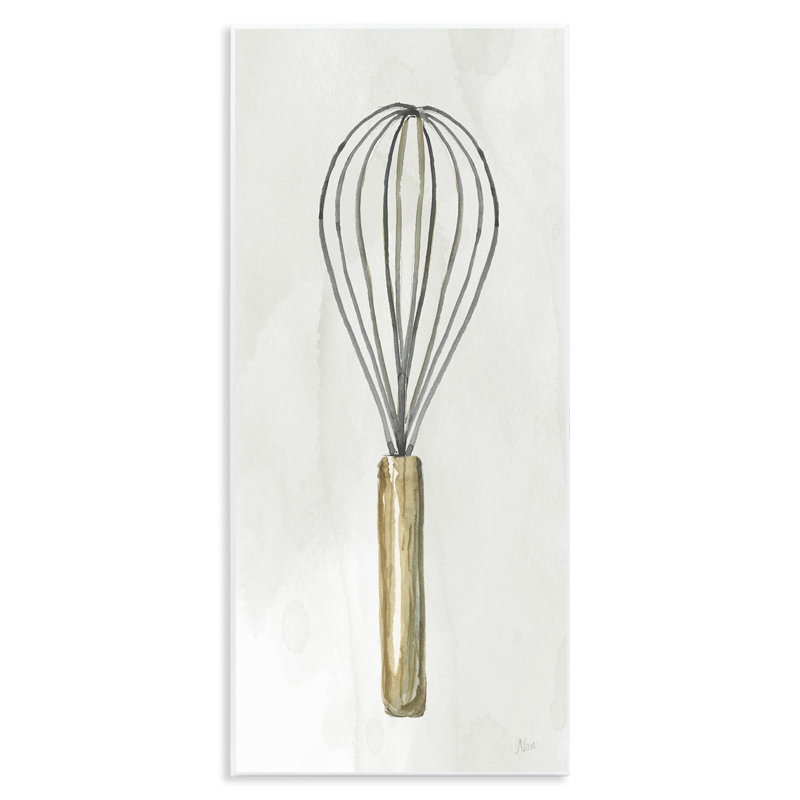 Rustic Kitchen Whisk Wall Plaque Art by Nan