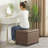 24" Faux Leather Storage Ottoman-1759433414