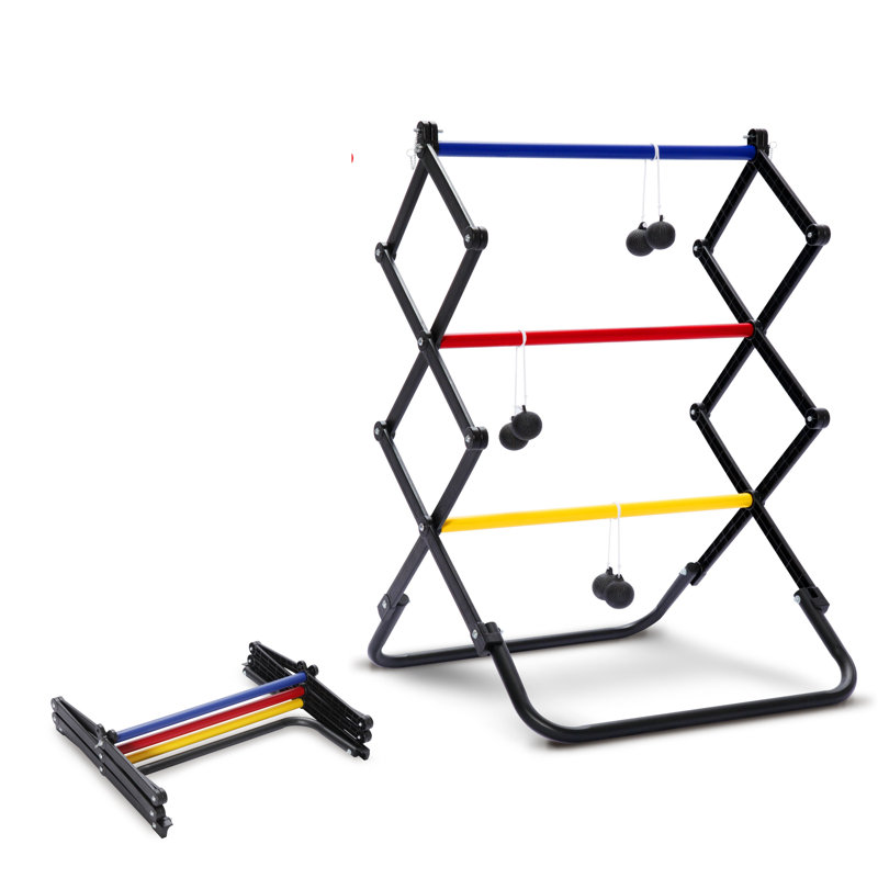 Jeu de lancer d'échelle, jeu de balles en échelle - installation instantanée, système de pliage | Jeux d'extérieur pour la cour arrière, la cour, le parc, le hayon