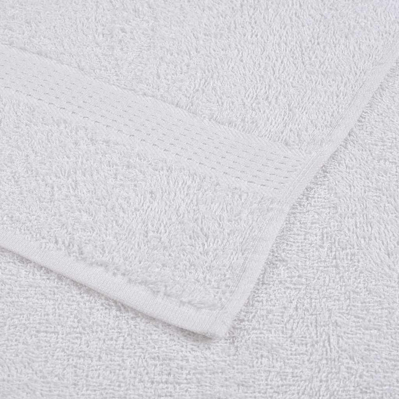 Towel Set 360 Gsm 100% Cotton, 12 Piece Towel Set, White