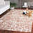 Spencel Hand Tufted Wool/Viscose/Cotton Floral Rug in Red/White-2082287510