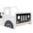 Sereno Twin Size Car-Shaped Platform Bed with Wheels-929208449