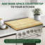 Extra Large Bamboo Cutting Board 24"x18", XL Chopping Board for Kitchen with Juice Groove & Handles