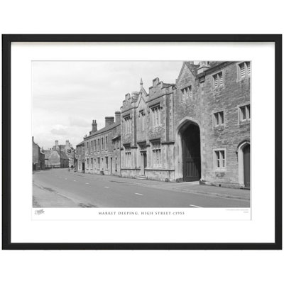 Market Deeping, High Street C1955 - Single Picture Frame Print