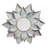 Evagrace Metal Sunburst Wall Mirror