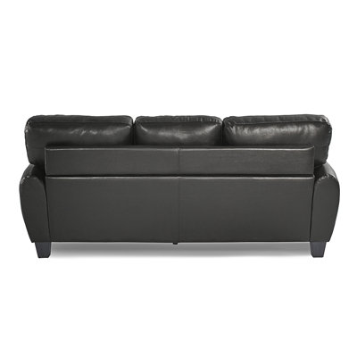 " Faux Leather Sofa