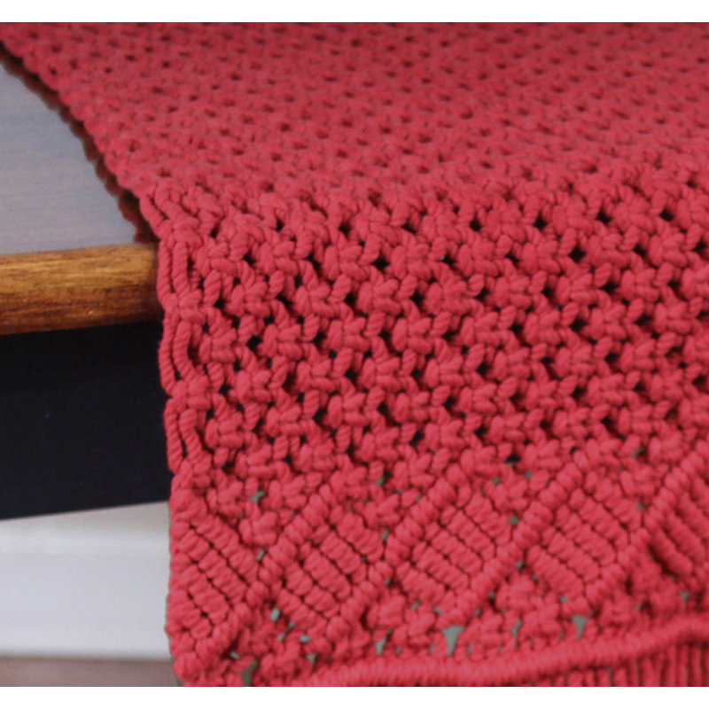 Chemin de table Arsula, Rouge