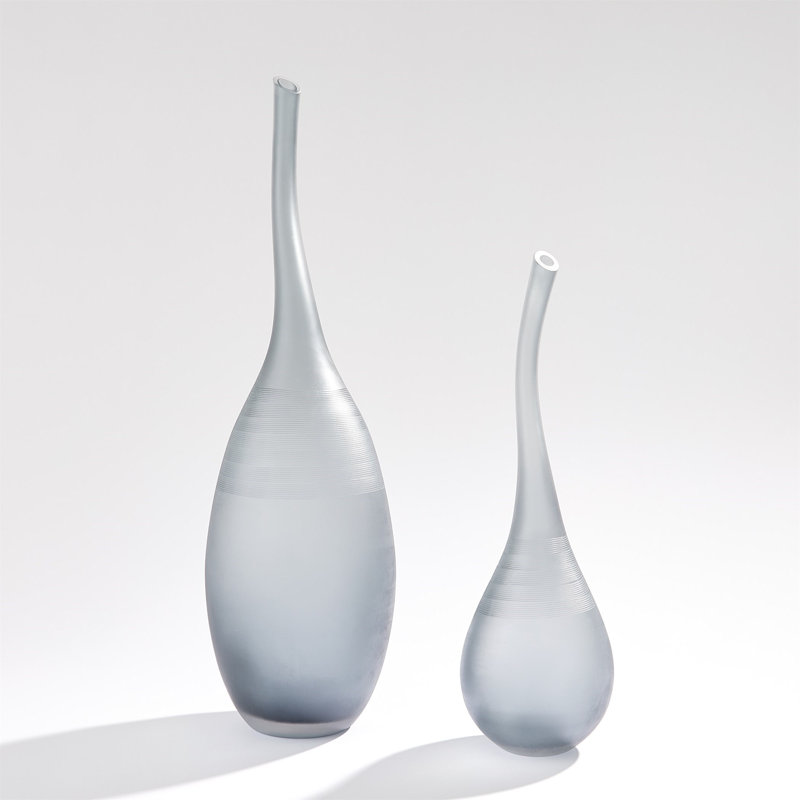 Curvature Bottle, Gray, 19" H x 5.5" W x 5.5" D