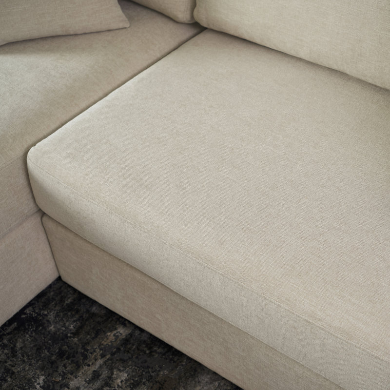 Canapé et chaise longue réversible Lela Arrollo, Sable