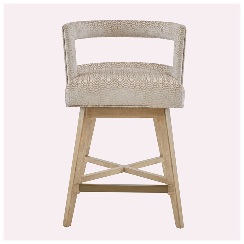 Tabouret de comptoir Crowther 25, Beige