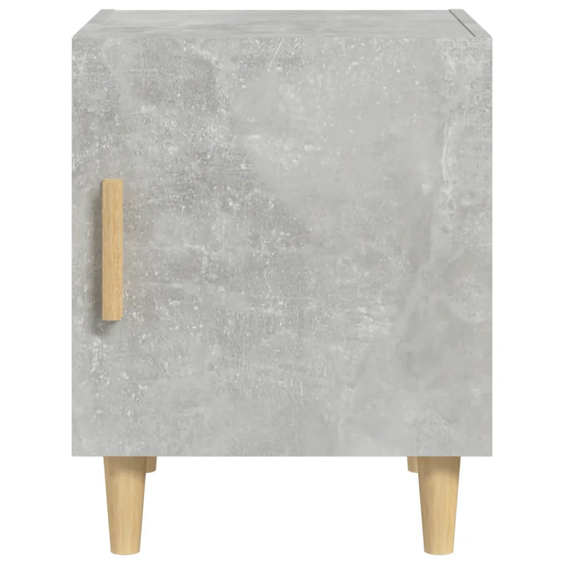 Letanosky 40 cm W Bedside Table, Grey