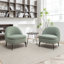 Fauteuil demi-tonneau rembourré Raymond-158142006