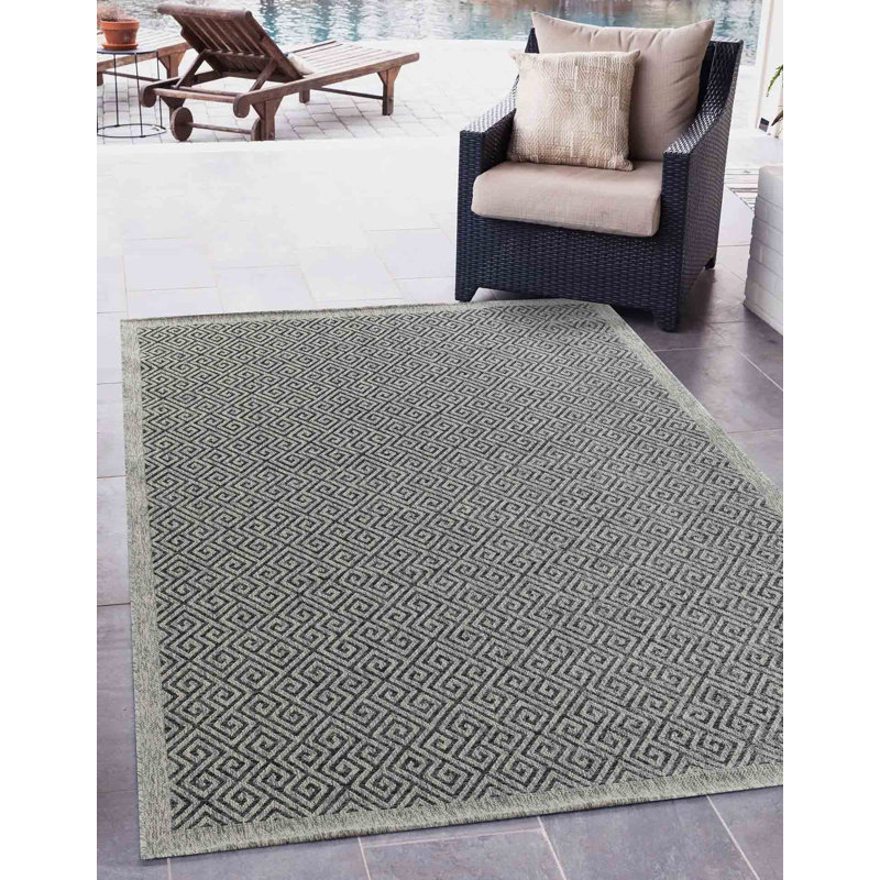 Rinki Geometric Area Rug, Rectangle 120 x 170cm