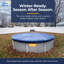Couverture hivernale de piscine hors-terre de 15 ans-9055559