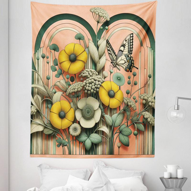 Tapisserie en microfibre, H 88 po x l 68 po