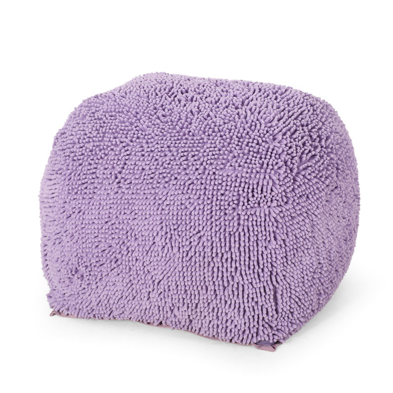 Repose-pieds en microfibre Lavender Spongy, Lavande