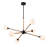 Capilano - Chandelier - 6-Light - Black