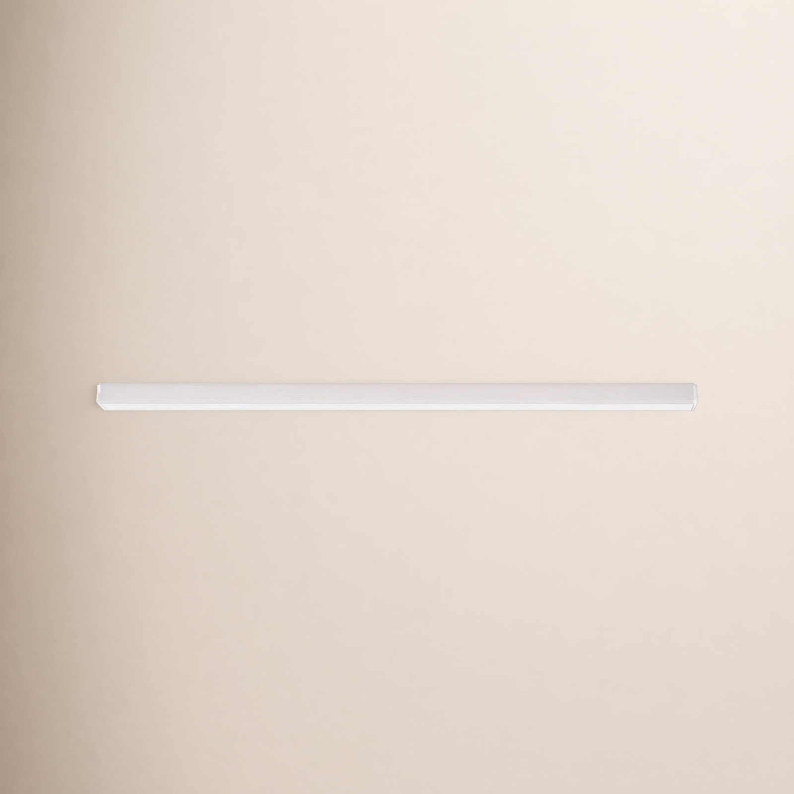 Lightstick Single Light Dimmable LED Flush Mounted Sconce, White, 49" W
