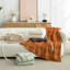 Jeté en fausse fourrure à rayures Amelie Home pour canapé, lit ou chaise-112902159-112902161