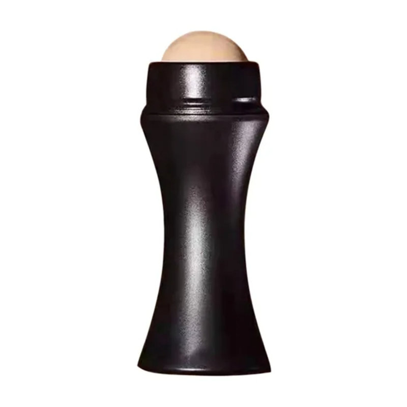 Volcanic Stone Oil Absorbing Face Roller, Reusable Portable T-zone Oil Blotting Massage Roller For Skin Care