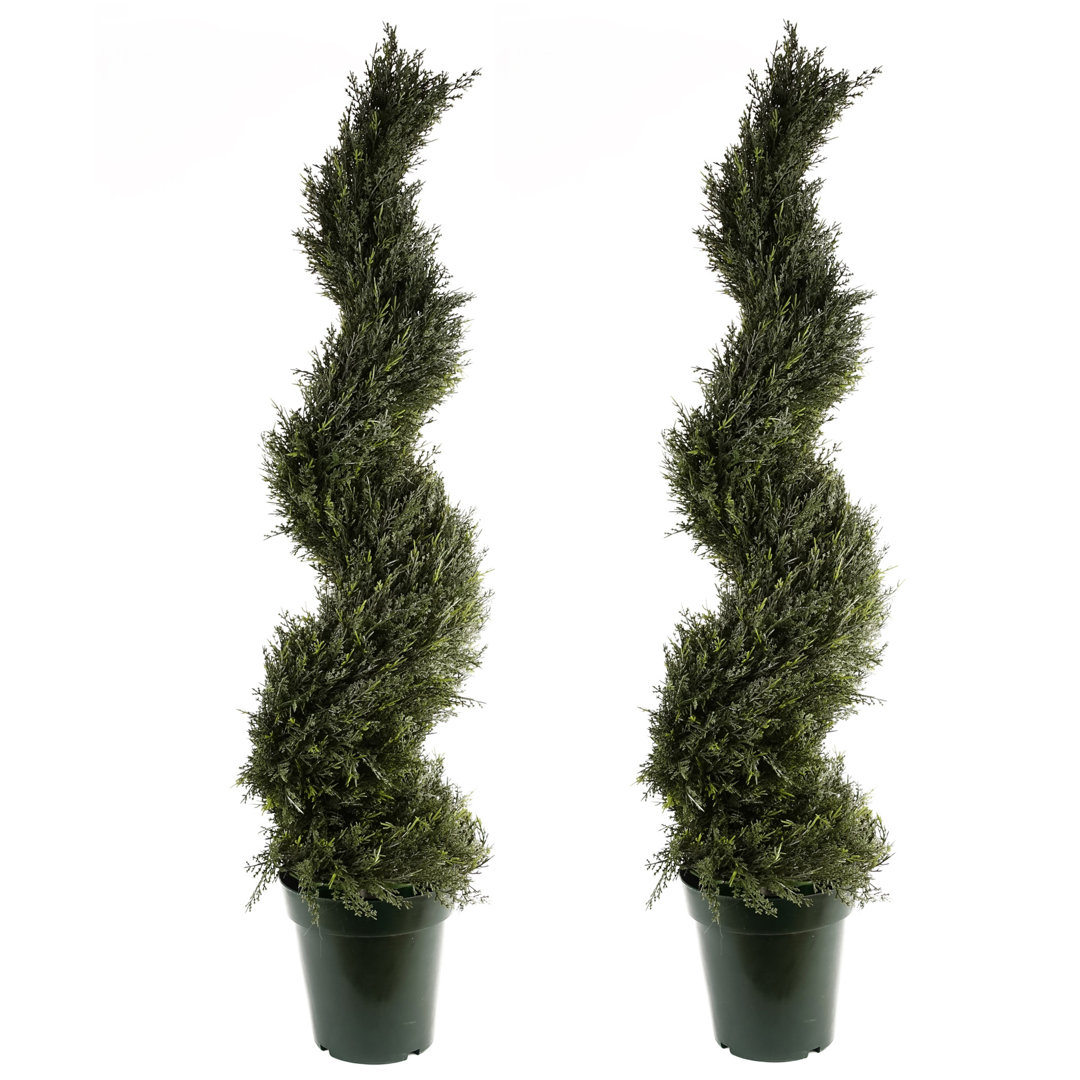 120cm Artificial Boxwood Topiary in Pot Liner