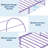 Twin Canopy Bed Frame with Upholstered Headboard, Metal Kids Bed Frame, No Box Spring Needed-1269812649