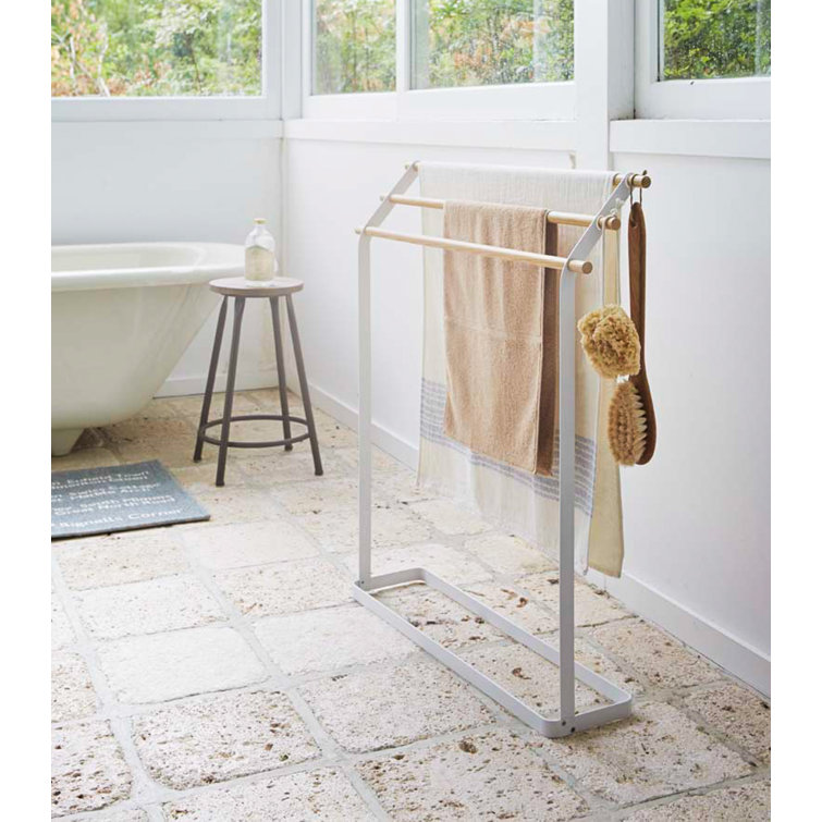 Free Standing Bath Towel Hanger, Yamazaki Home