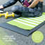 Serviette de sport rayée verte-1900706340-1900706345