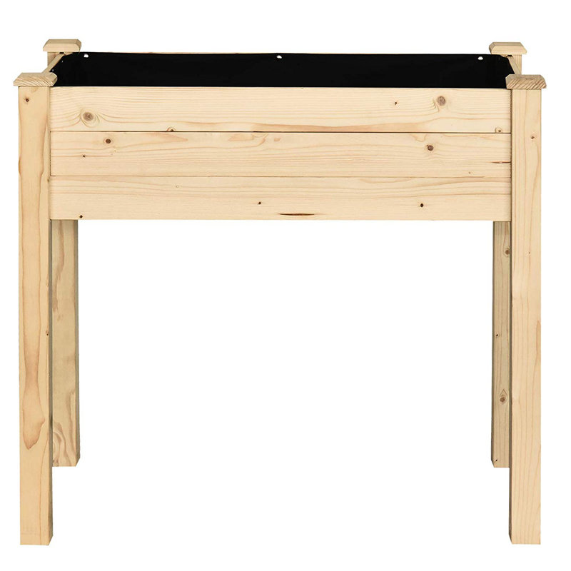 Vruyr Wood Elevated Planter
